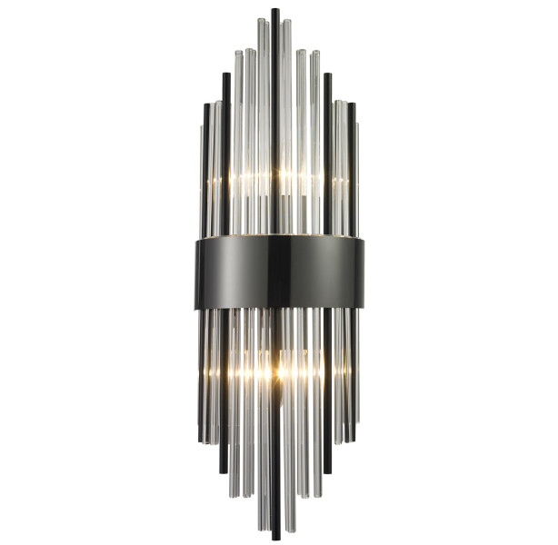 Lampa ścienna ARMANDO czarna 60 cm