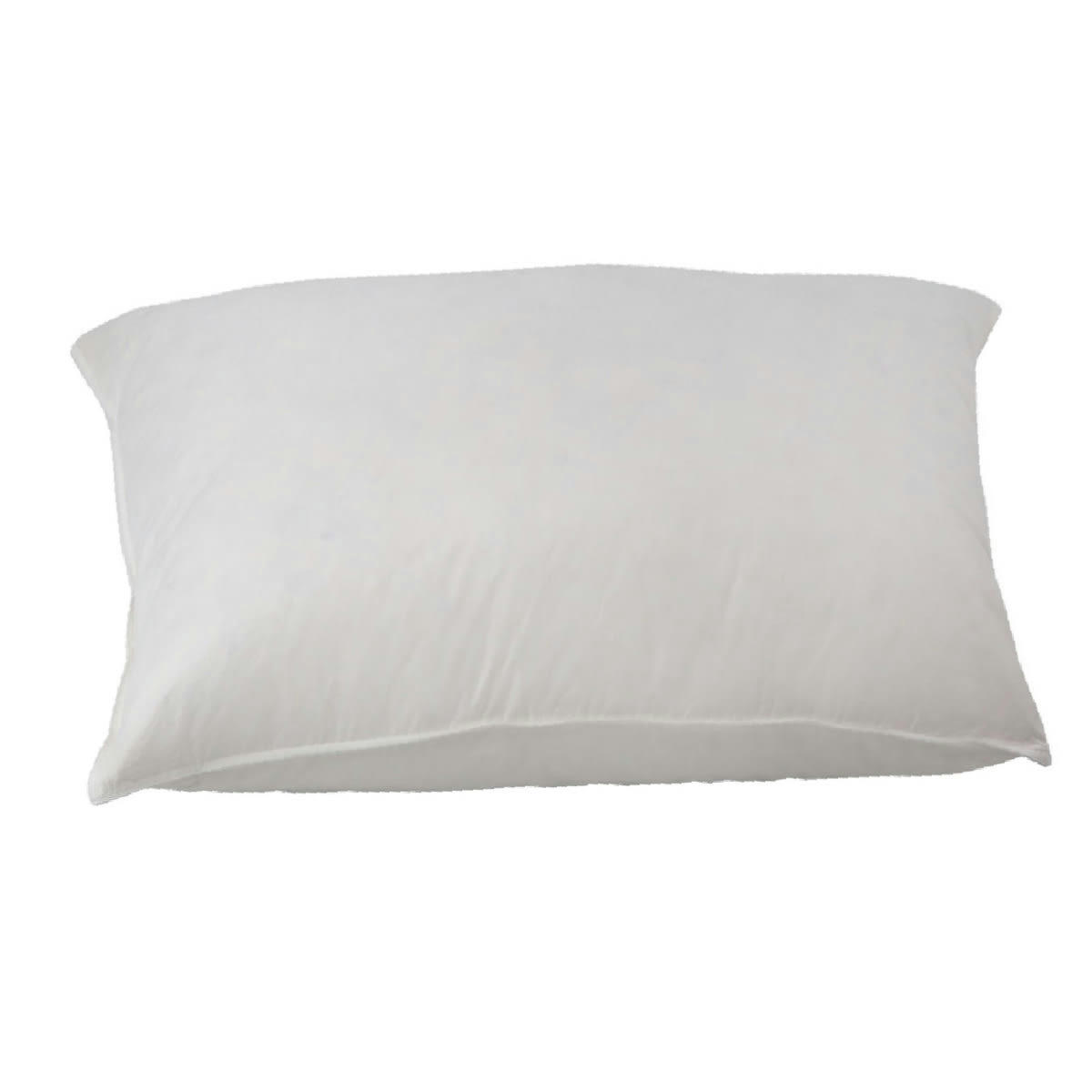 PREMIUM - Oreiller plat naturel moelleux en plumes et duvet 50x70 cm