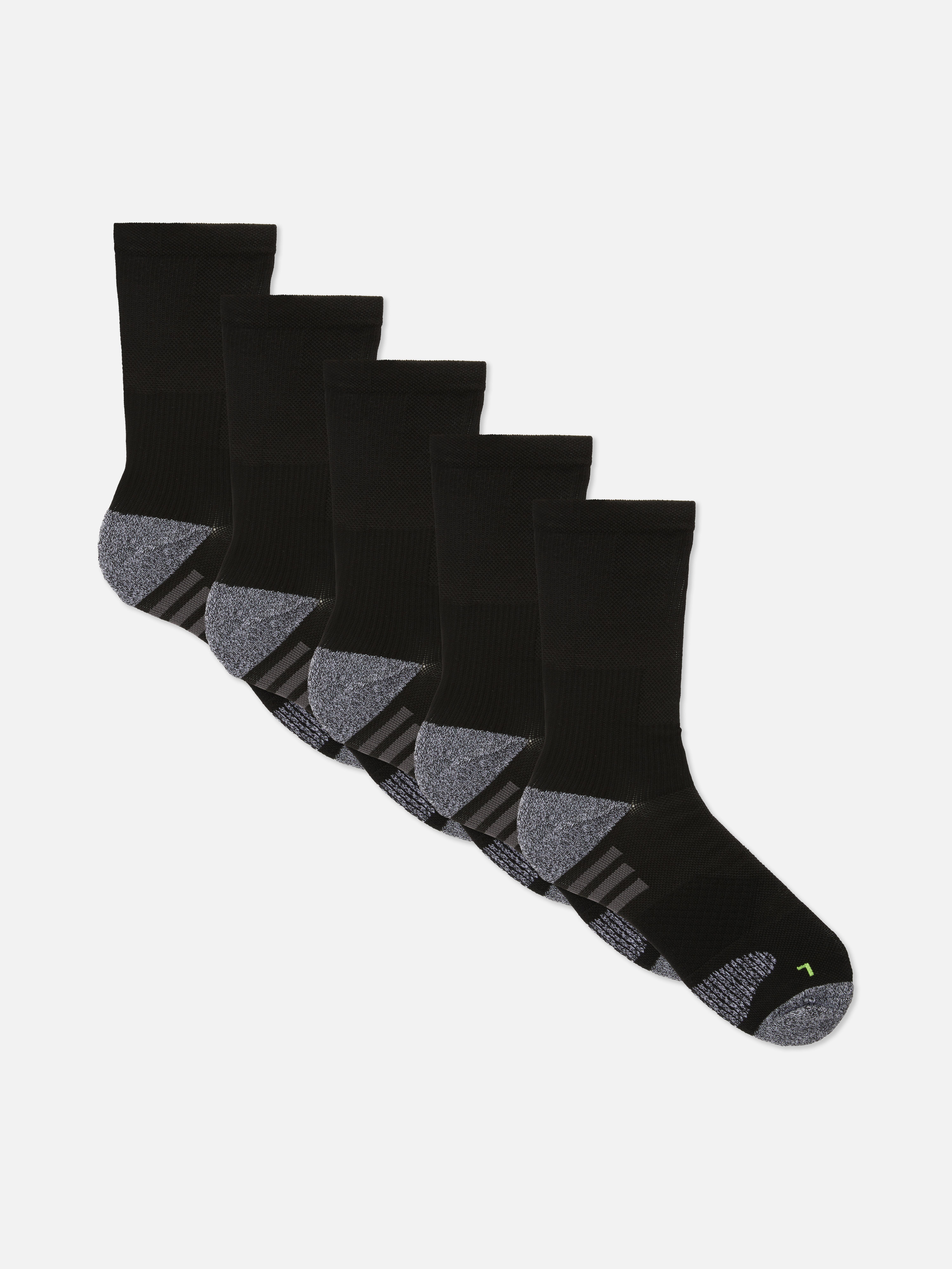 5-Pack Sports Crew Socks