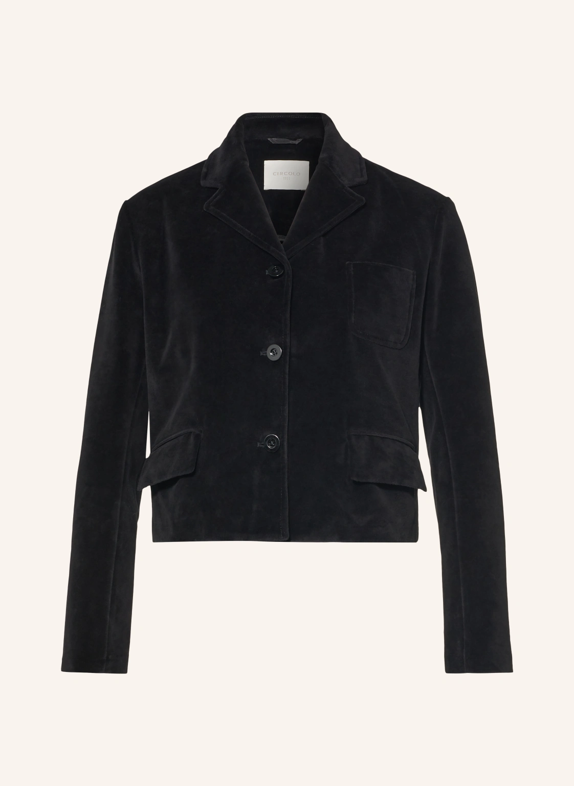 CIRCOLO 1901 Kastenjacke aus Samt
