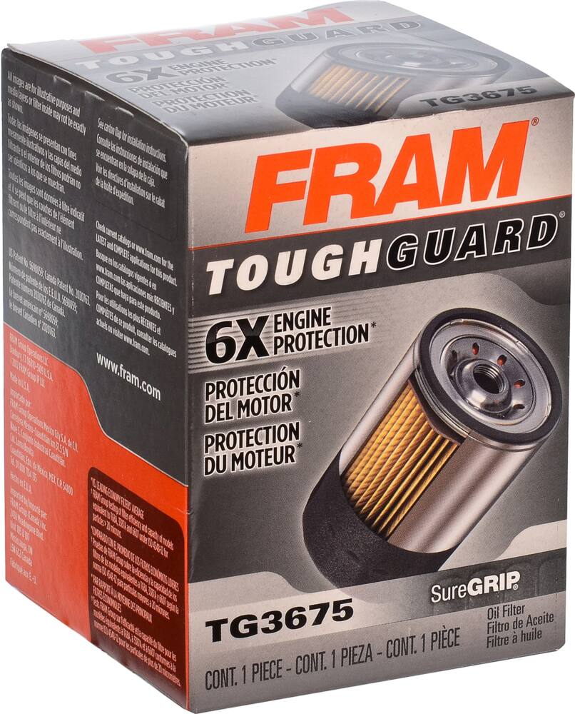 FRAM TG3675 Tough Guard Oil Filter