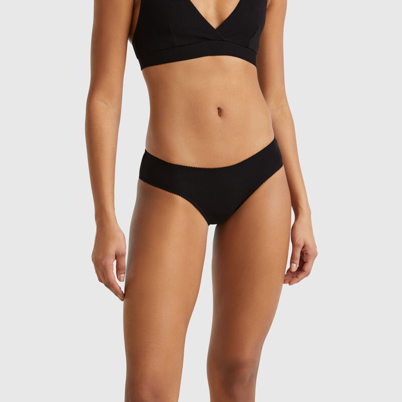 Basic underwear in stretch cotton