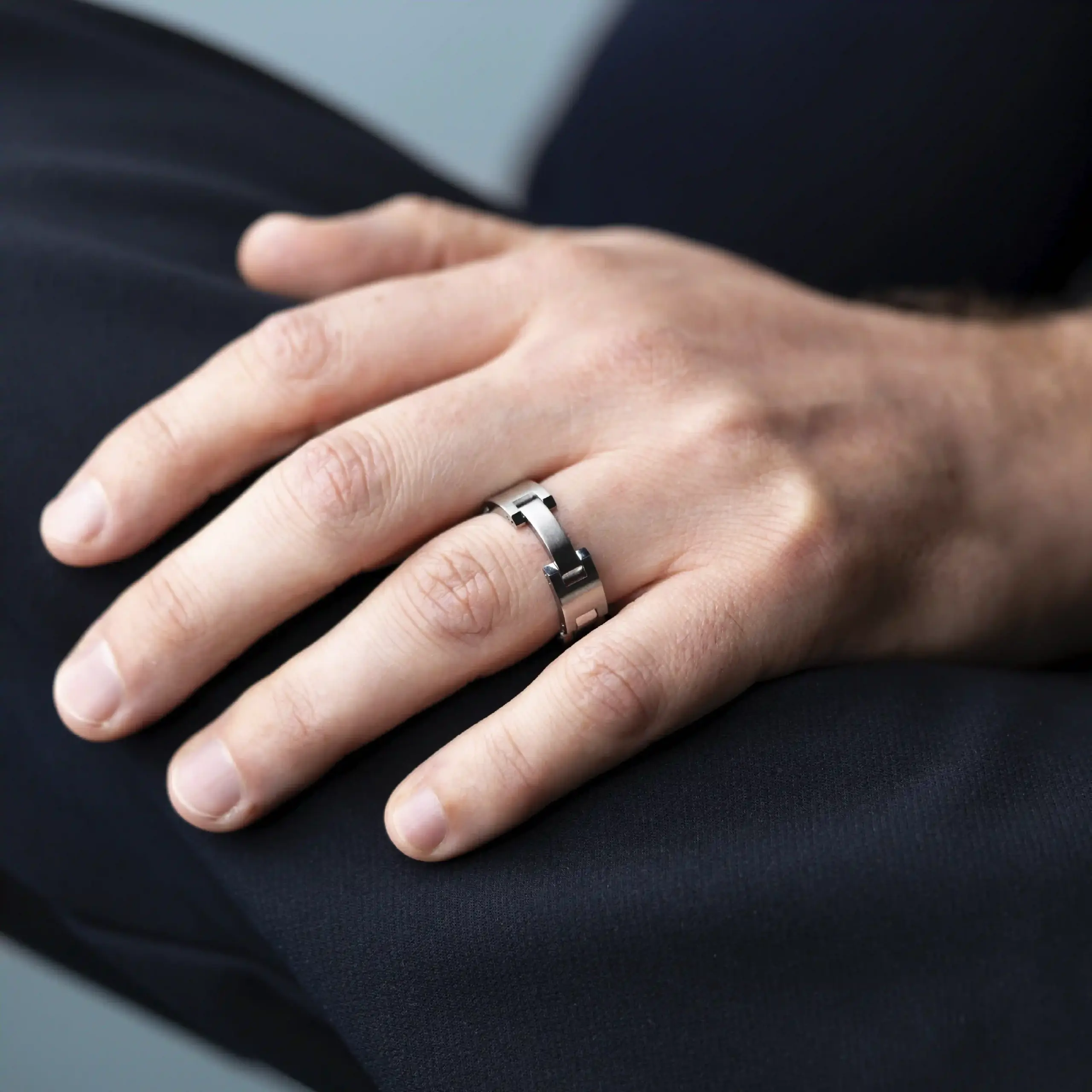 BAGUE CAP CAMARAT – ACIER BROSSÉ