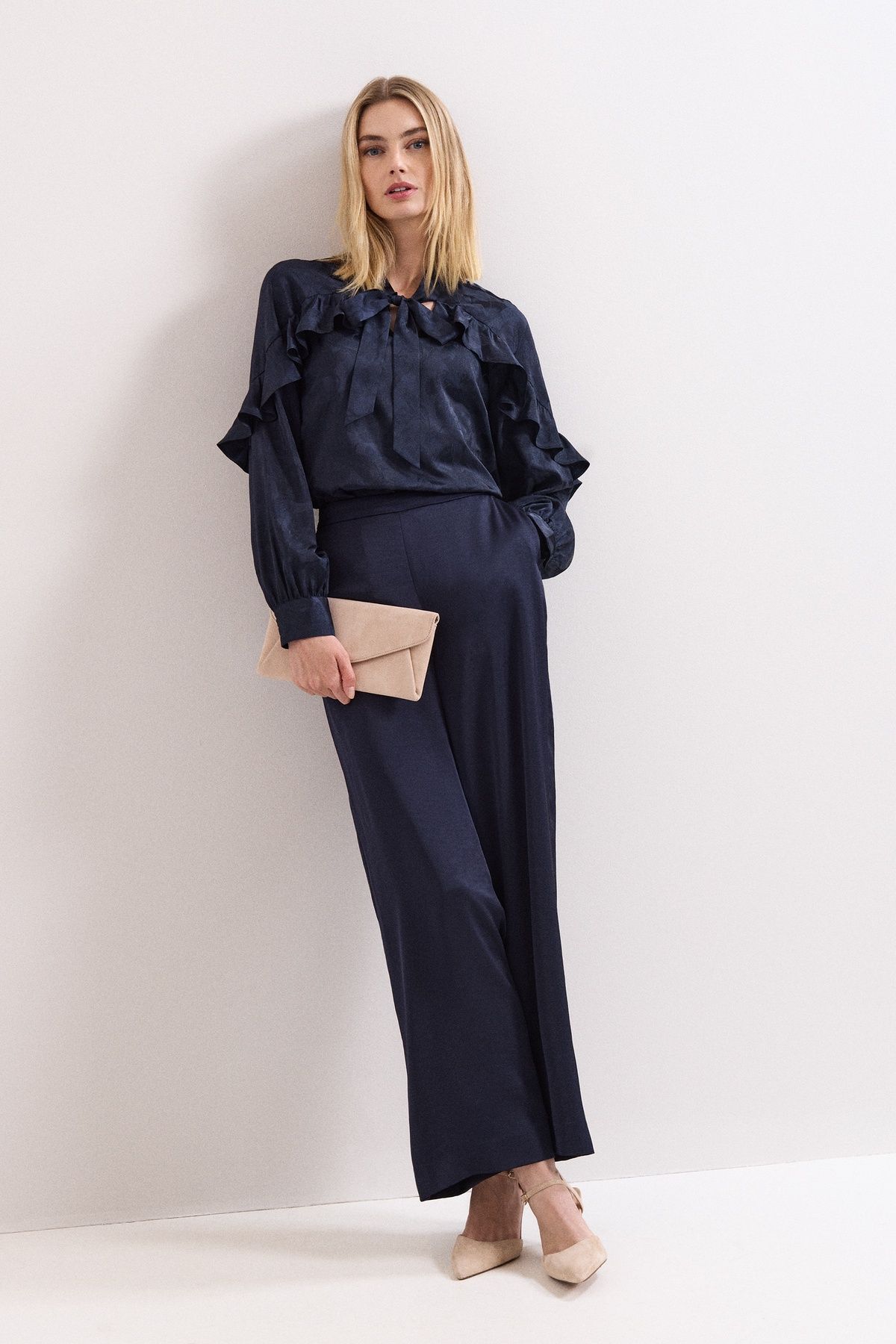 Phase Eight Liberty Bow Ruffle Detail Blouse