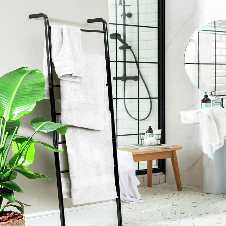 Habitat Cotton Supersoft 4 Piece Towel Bale - White