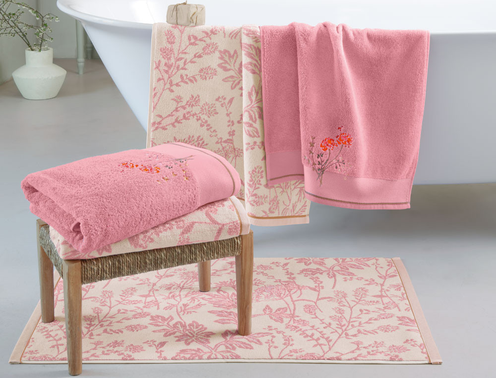 Tapis de bain jacquardBalade folk