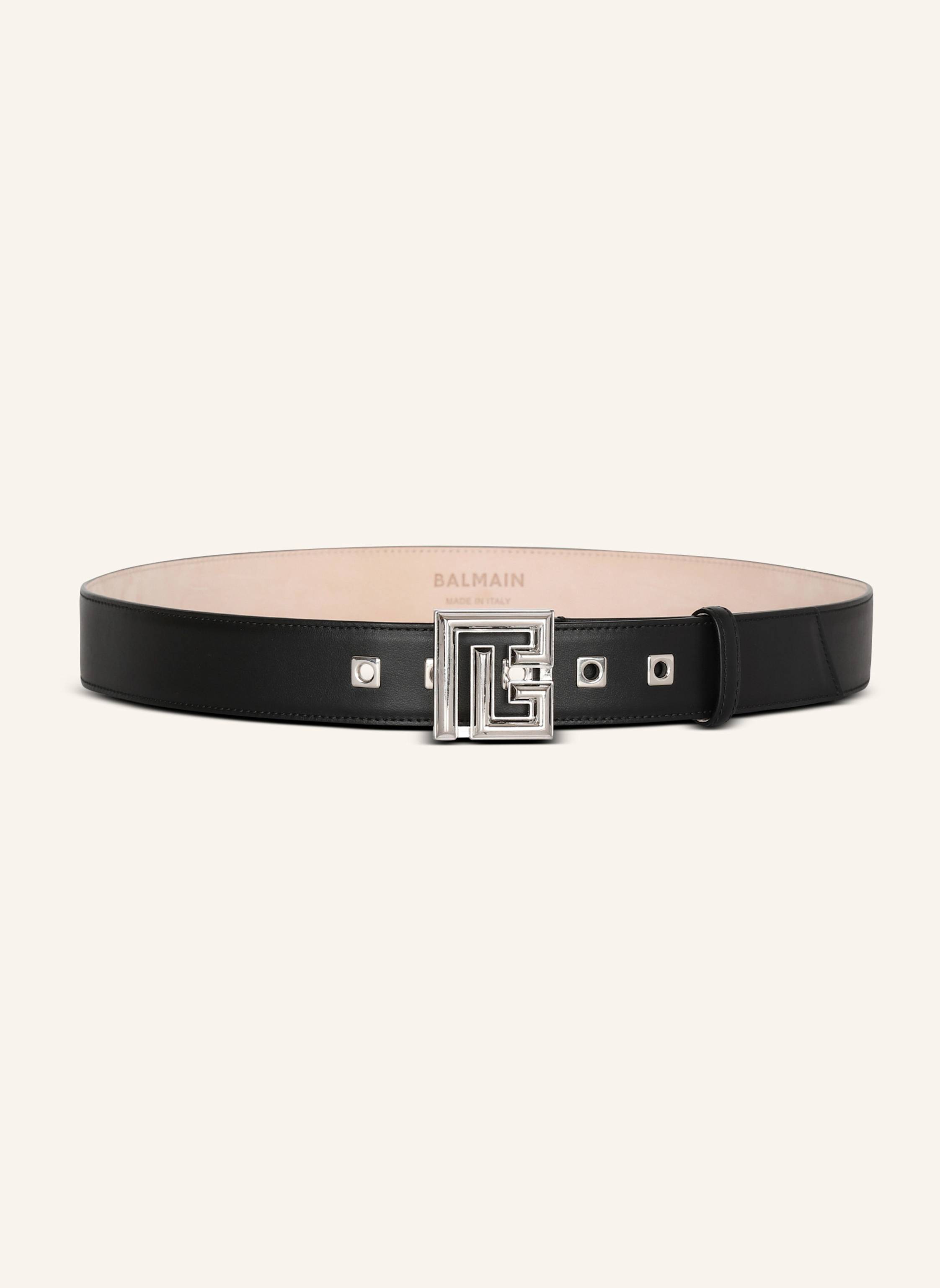 BALMAIN Gürtel P-Belt aus Leder