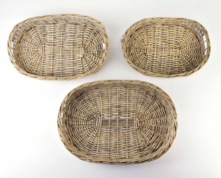 Komplet 3 tac 53x39x10cm 48x33x9cm 43x28,5x8cm GUSTAV