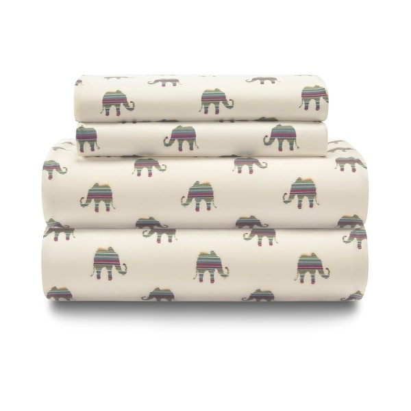 Whimsical Printed Pattern Microfiber Bed Sheet Set