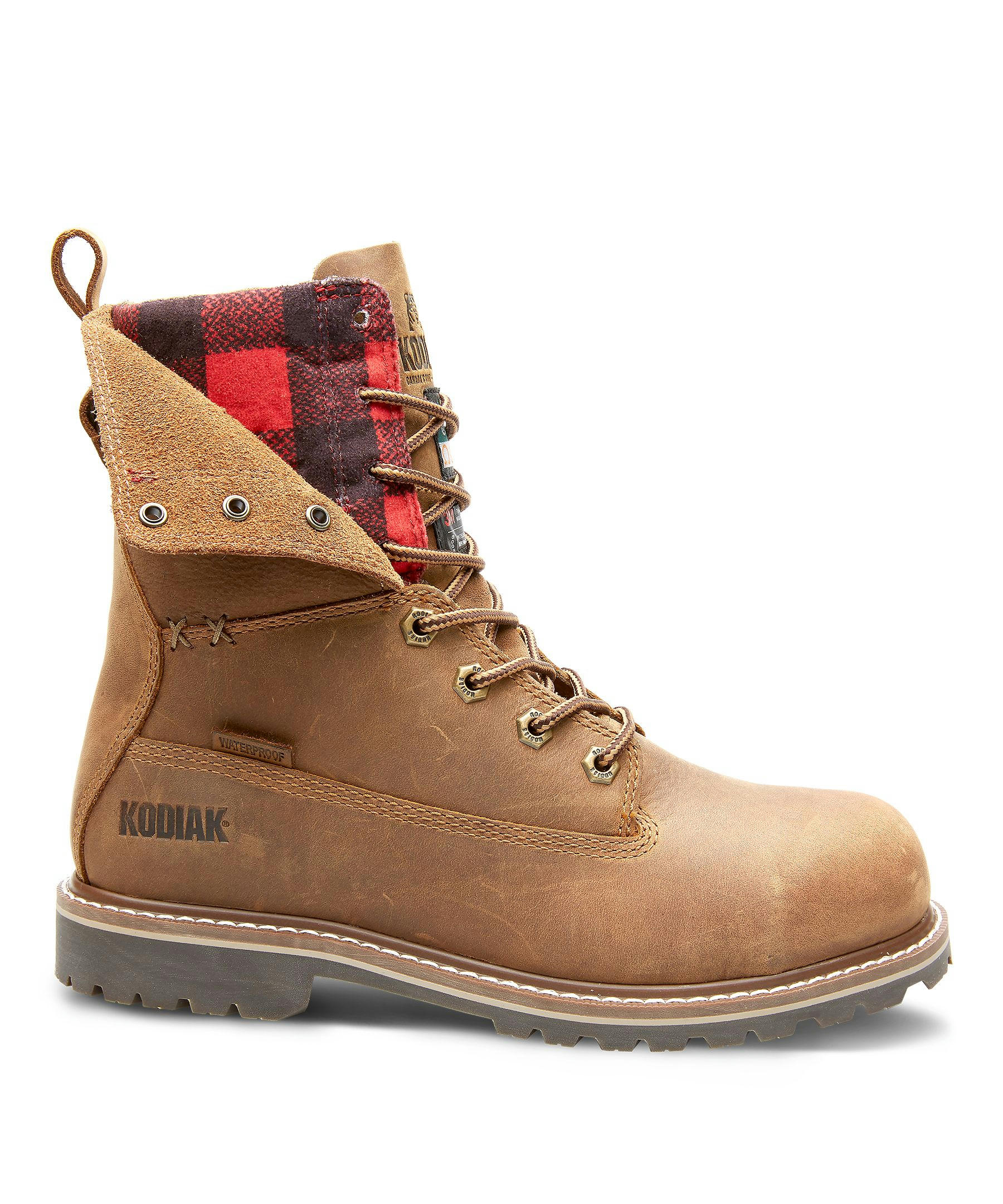 Kodiak Women's 8 Inch Bralorne Thinsulate Waterproof Leather Boots