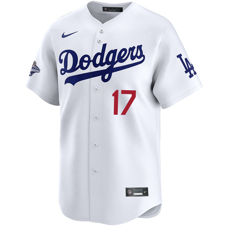 Shohei Ohtani Los Angeles Dodgers Nike 2025  World Series Champions Limited Jersey - White
