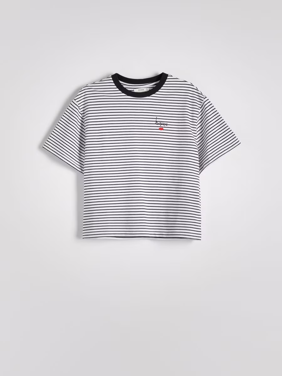 Boxy T-Shirt With Embroidery