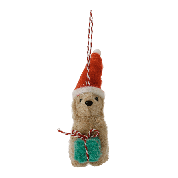 PINGENTE CACHORRO 10 CM COLORFUN XMAS