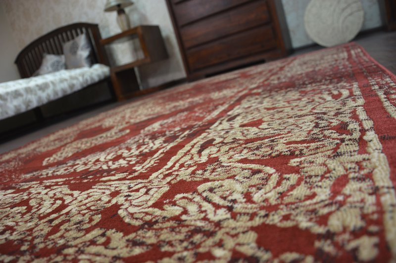 Dywan DROP JASMINE 456 Rust/D.beige 133x190 cm