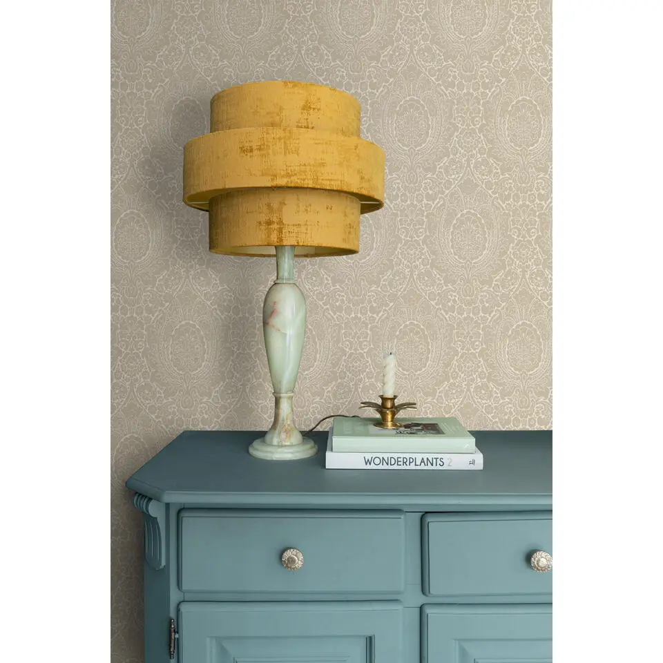 ESTAhome behang ornamenten beige - 50 x 900 cm