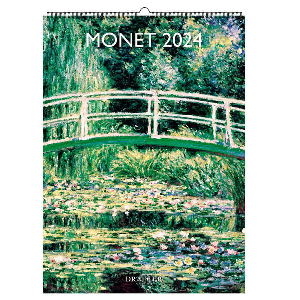 - Calendrier mural déco 29x39  cm - 2024 - Monet