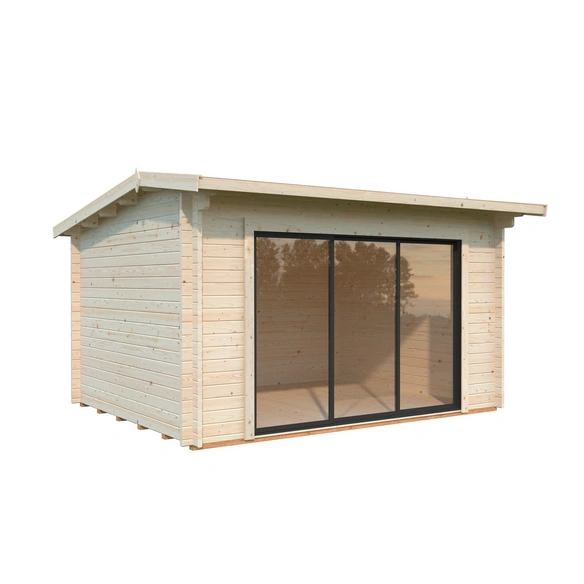 Gartenhaus »Ines Slide Plus«, B x H x L: 390 x 250 x 300 cm, tauchgrundiert