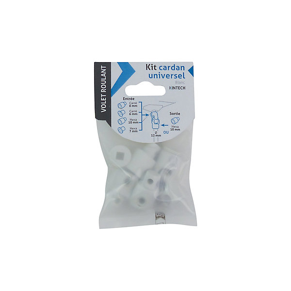 Kit cardan universel pour toute liaison tige - sortie de caisson Acbat