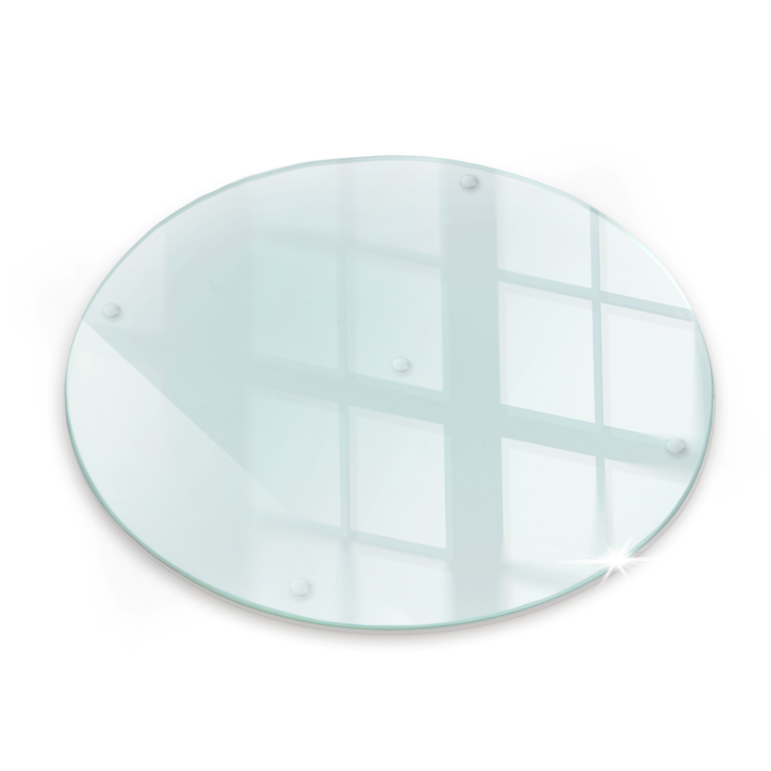 Hartowana Szklana Transparentna Deska Kuchenna fi30cm