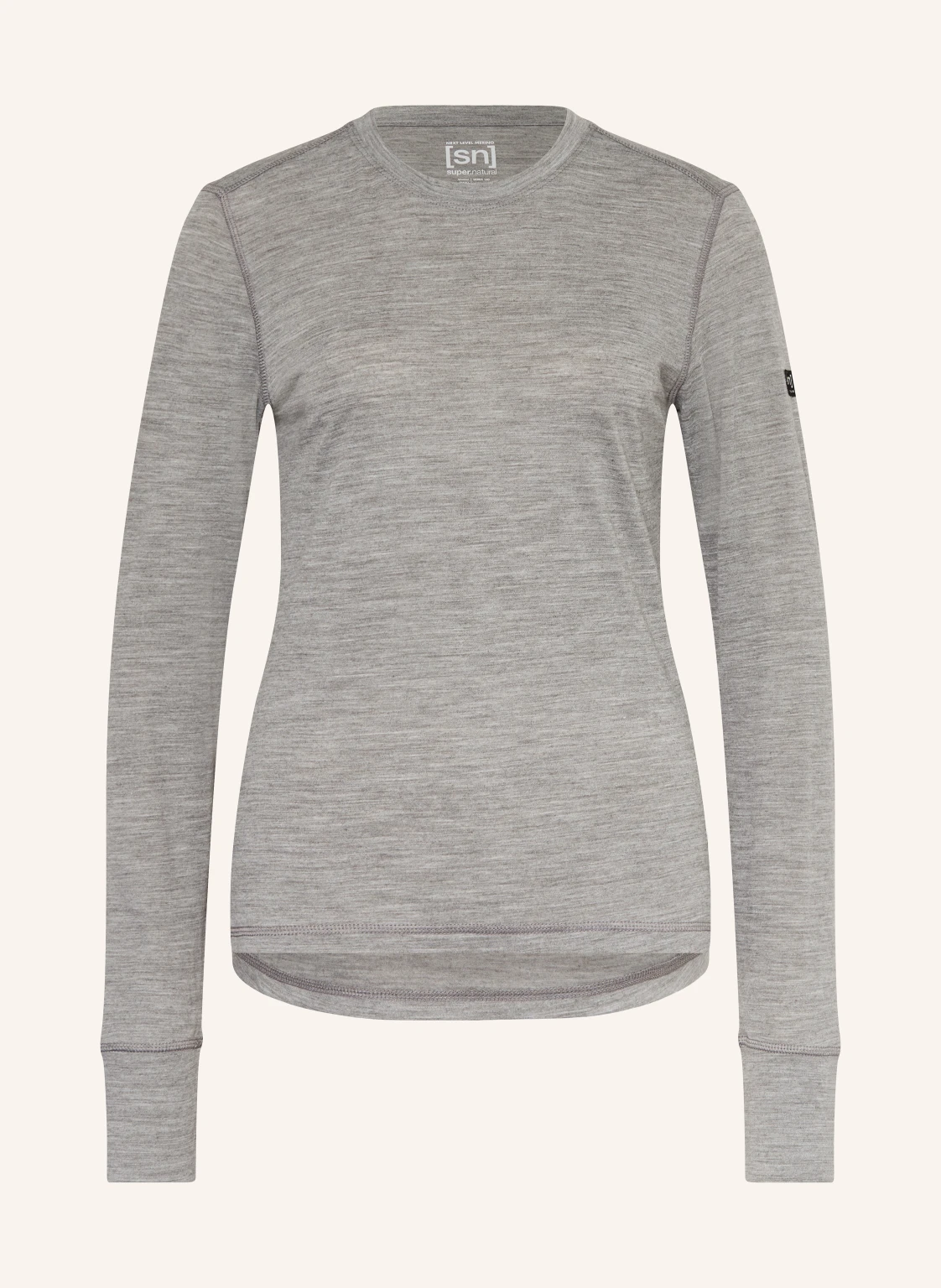 super.natural Longsleeve SIERRA mit Merinowolle