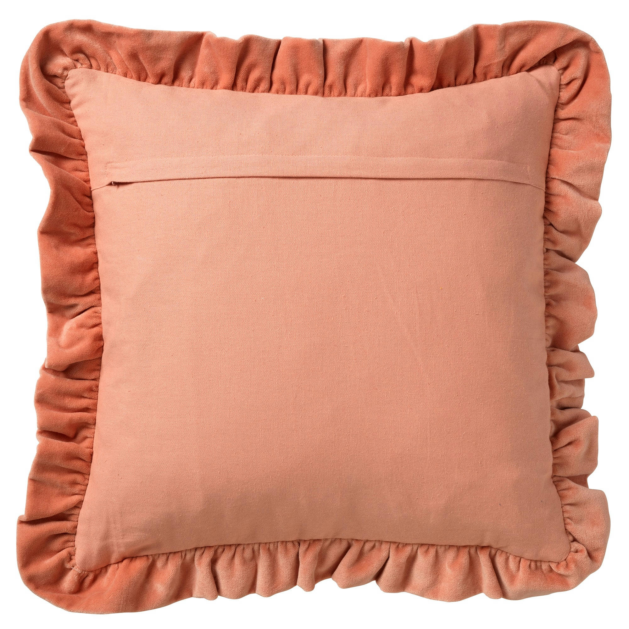 YARA - Housse de coussin rose en velours-45x45 cm uni