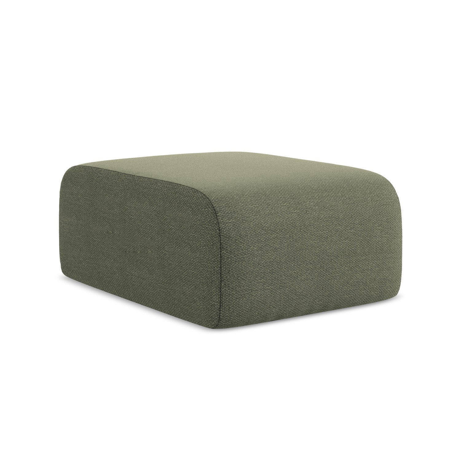 LaMiaSofa Poef Cervo - bouclé - olijf - 72x94x42