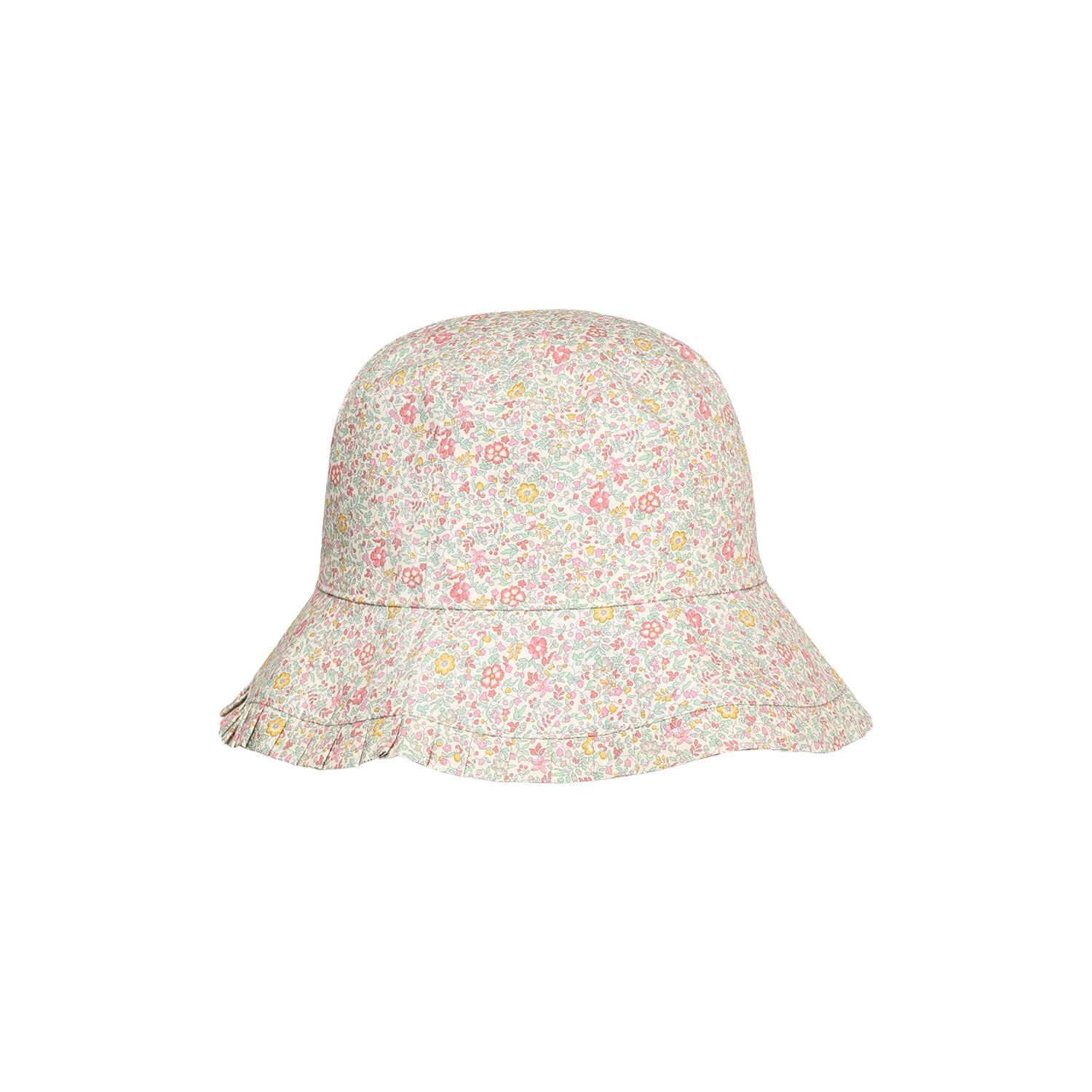 Bucket Hat in Liberty Fabric, double cream