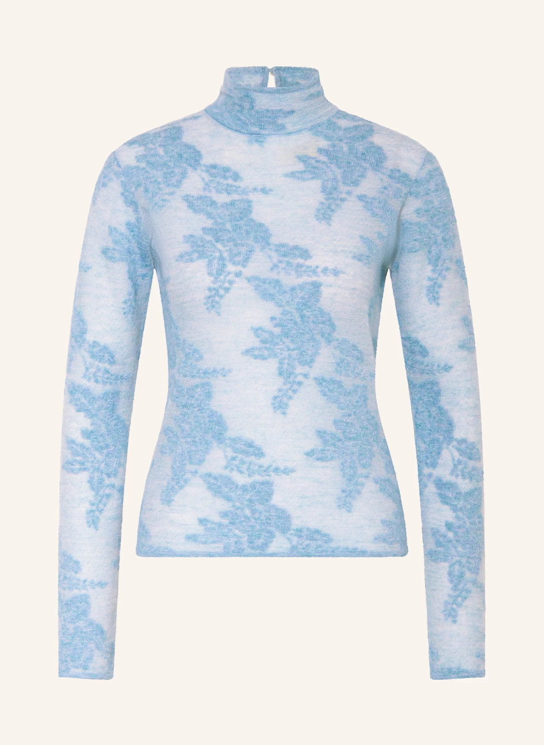 GANNI Jacquard-Pullover mit Alpaka