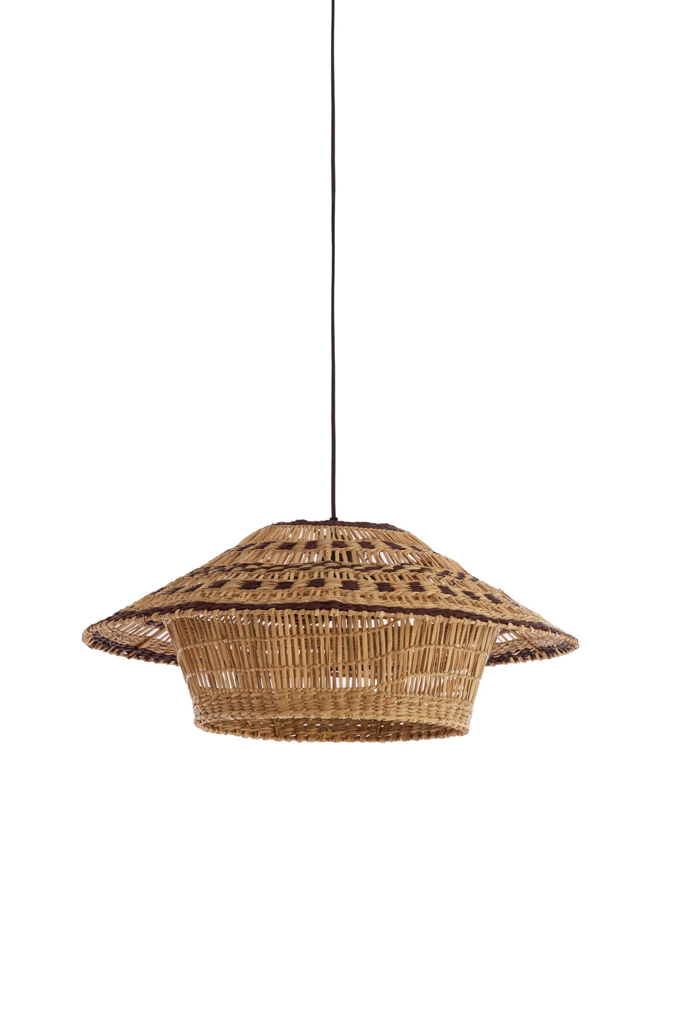 Light & Living hanglamp OWANA - bruin - Ø64x26cm