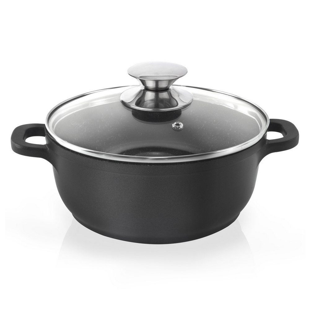 Garnek z pokrywką granitowy 20 cm 2,3 l GRANDE