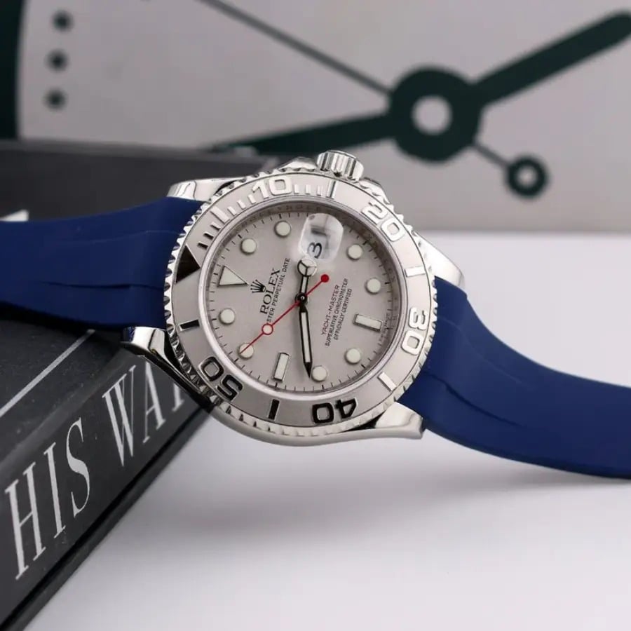 Rolex – Yacht-Master –  Rubber Strap – Blue