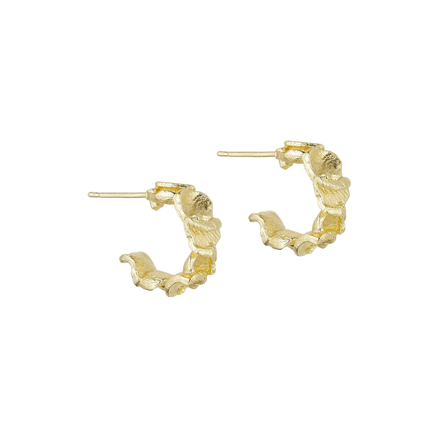 Gretha hoops Small, forgyldt