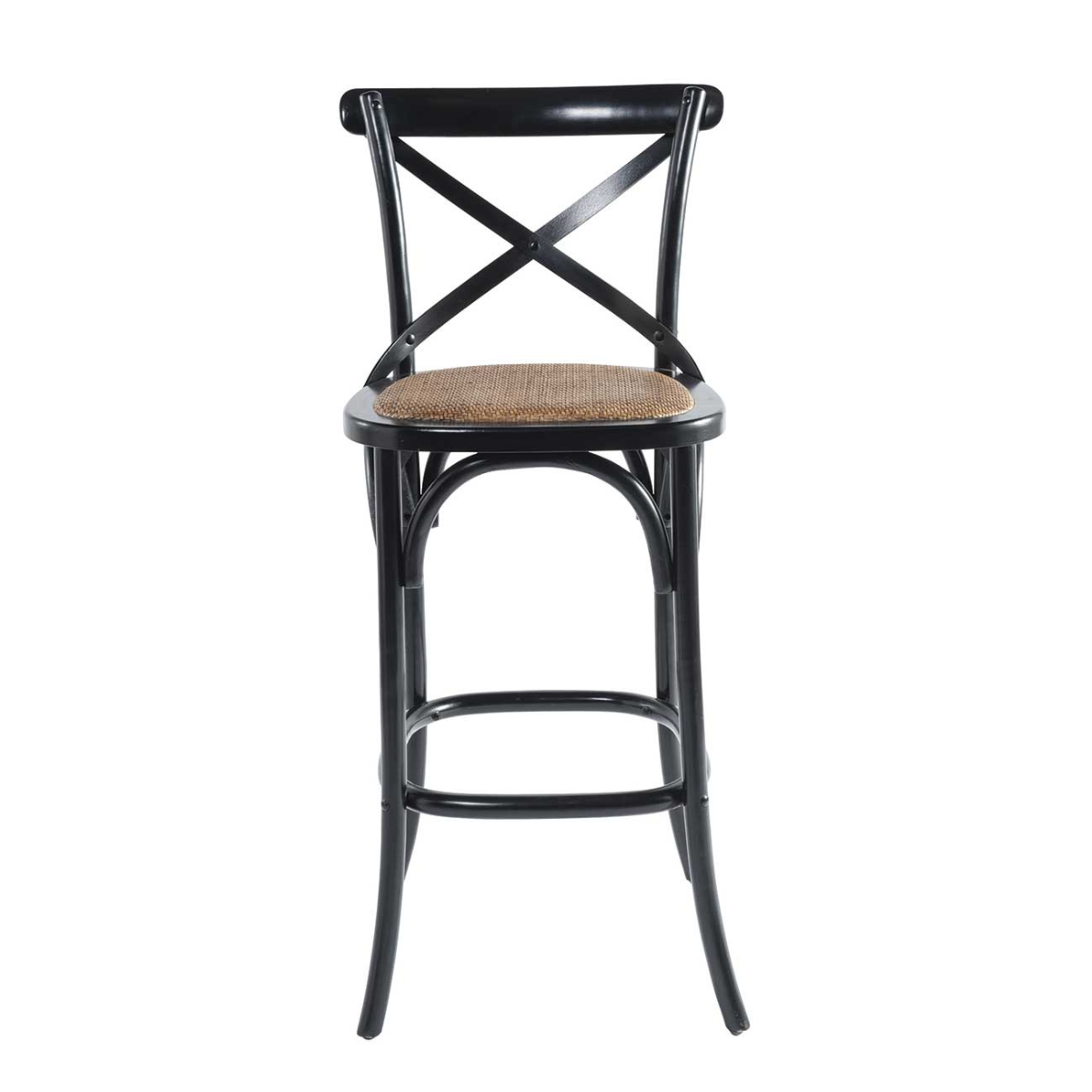 Signature - BISTROT Barkruk - Zwart - 42x70x35 cm