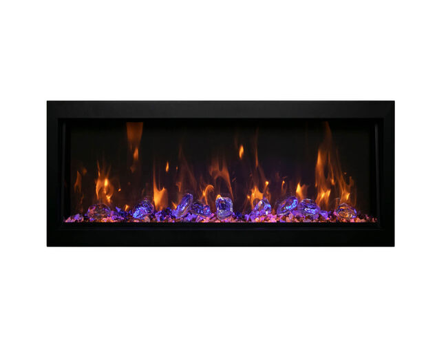 Amantii Smart 88" Electric Deep Built-in only comes with optional black steel surround