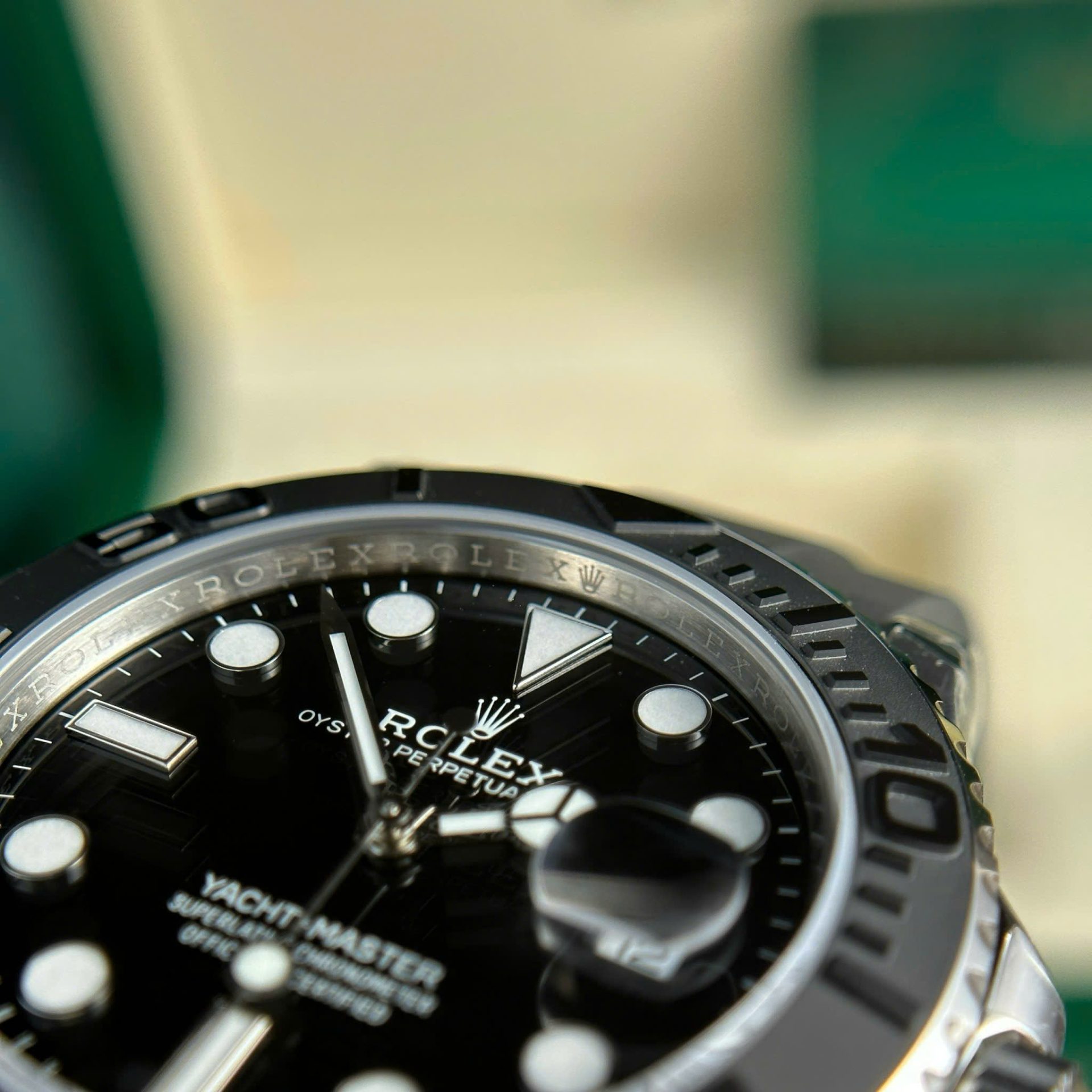 Rolex Yacht-Master 226659 904L Steel Black Dial 42mm Oysterflex Super Clone