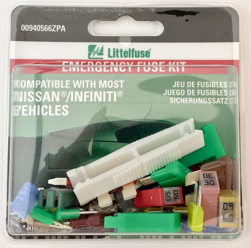 Littelfuse OEM Nissan/Infiniti Emergency Fuse Kit