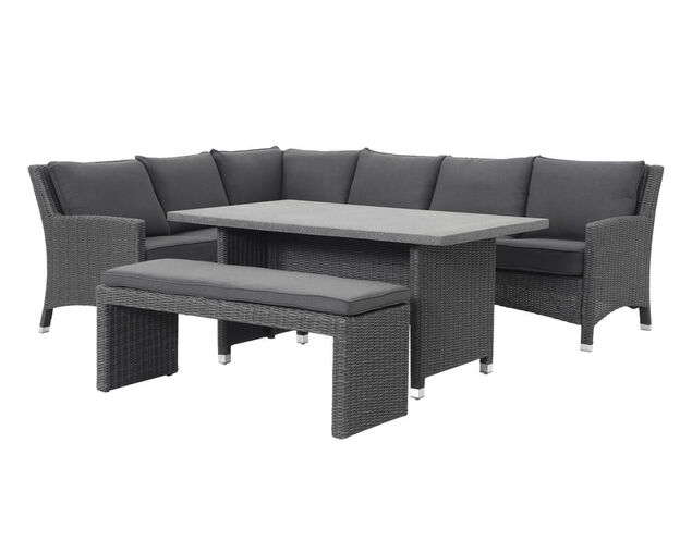 Avalon 4 Piece Corner Low Dining Setting
