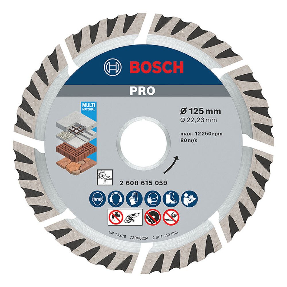DIAMANTKAPPESKIVE BOSCH PRO UNIVERSAL 125X22,23M