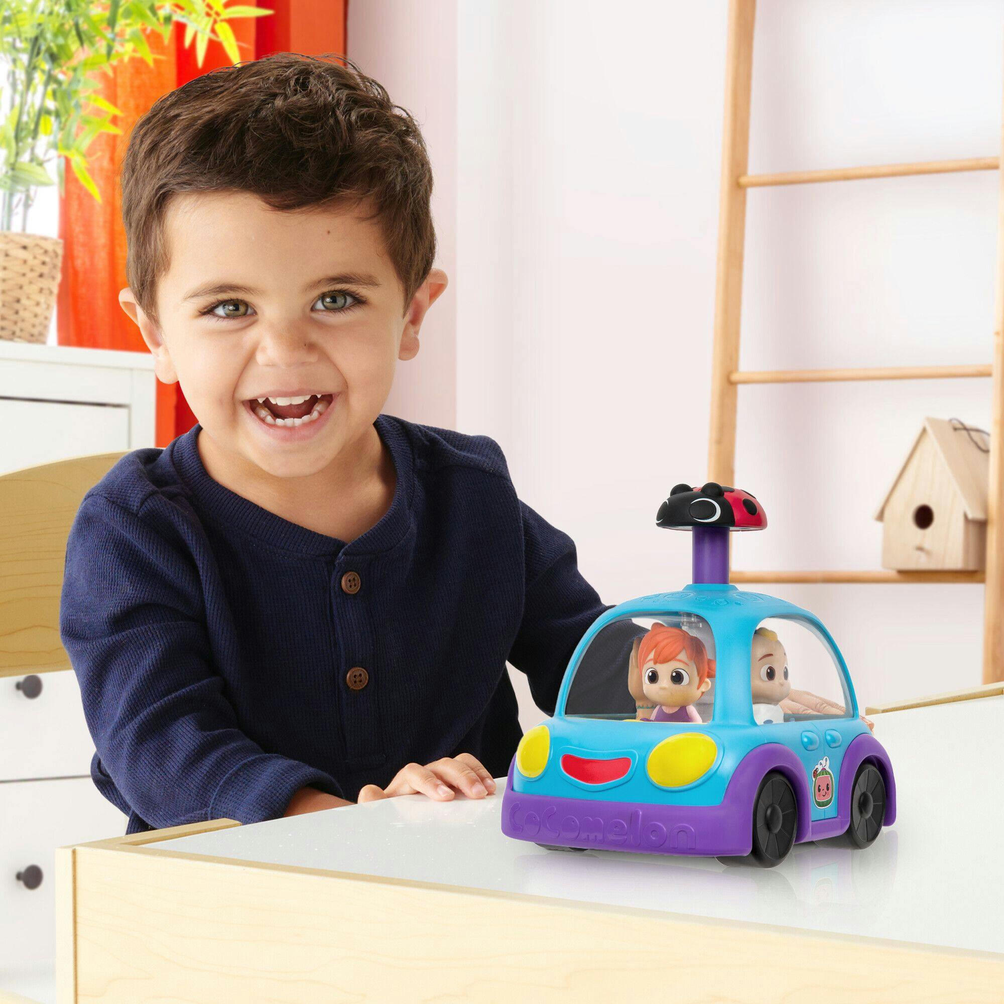 CocoMelon Push N Sing Family Car