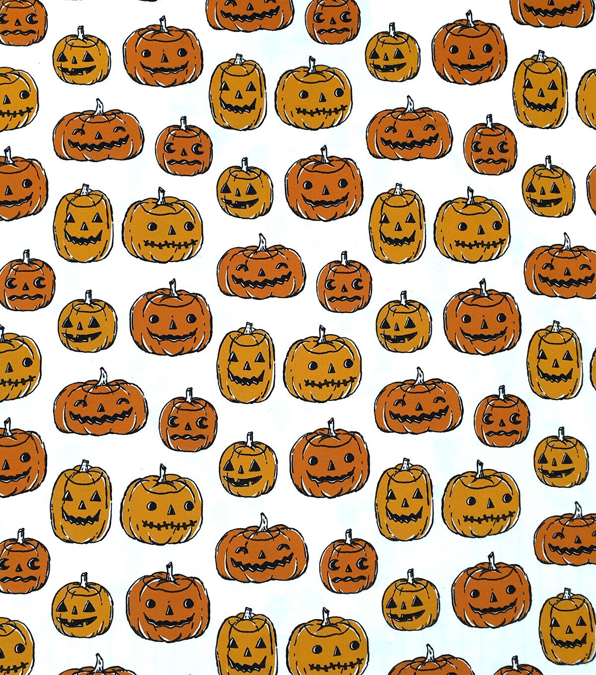 Halloween Pumpkins Super Snuggle Flannel Fabric