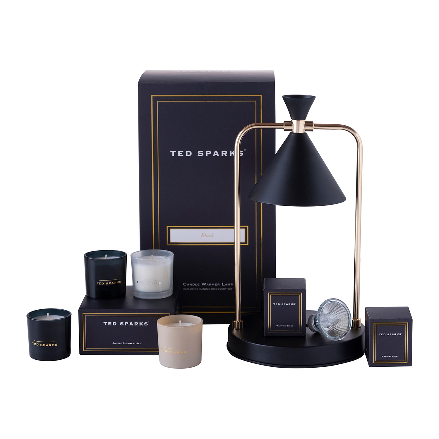 Ted Sparks Kaars Warmer Lamp - Zwart