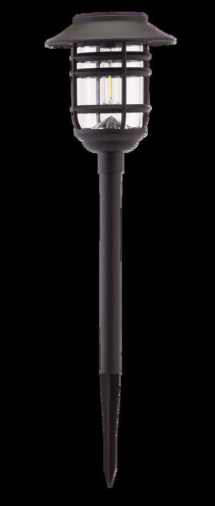 NOMA Outdoor Warm White LED Solar Filament Garden & Pathway Stake Lights, 2-pk