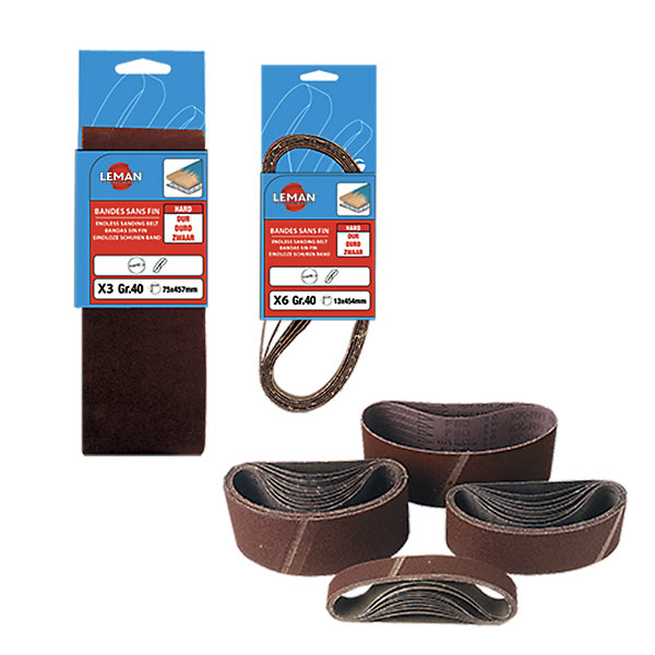 BANDE PONCEUSE PORTATIVE 100X620 GR 40 - 100.620.040 - LEMAN
