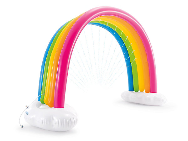 Arc-en-ciel gonflable avec jets - Intex