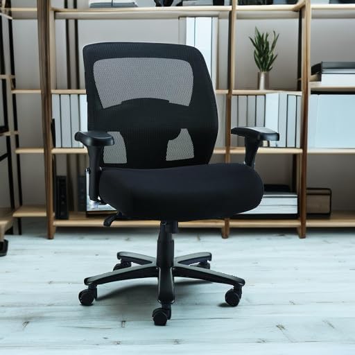 Staples 1680262 Driscott Mesh Big and Tall Chair Black