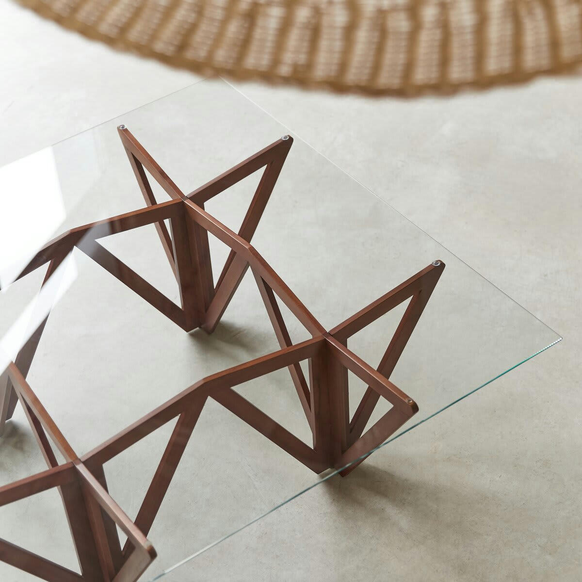 MONA - Table basse en teck massif