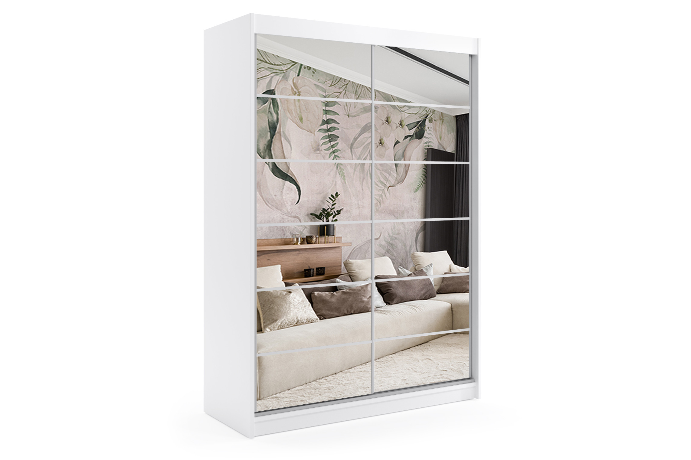 Szafa przesuwna z LED FLORA - 120x216