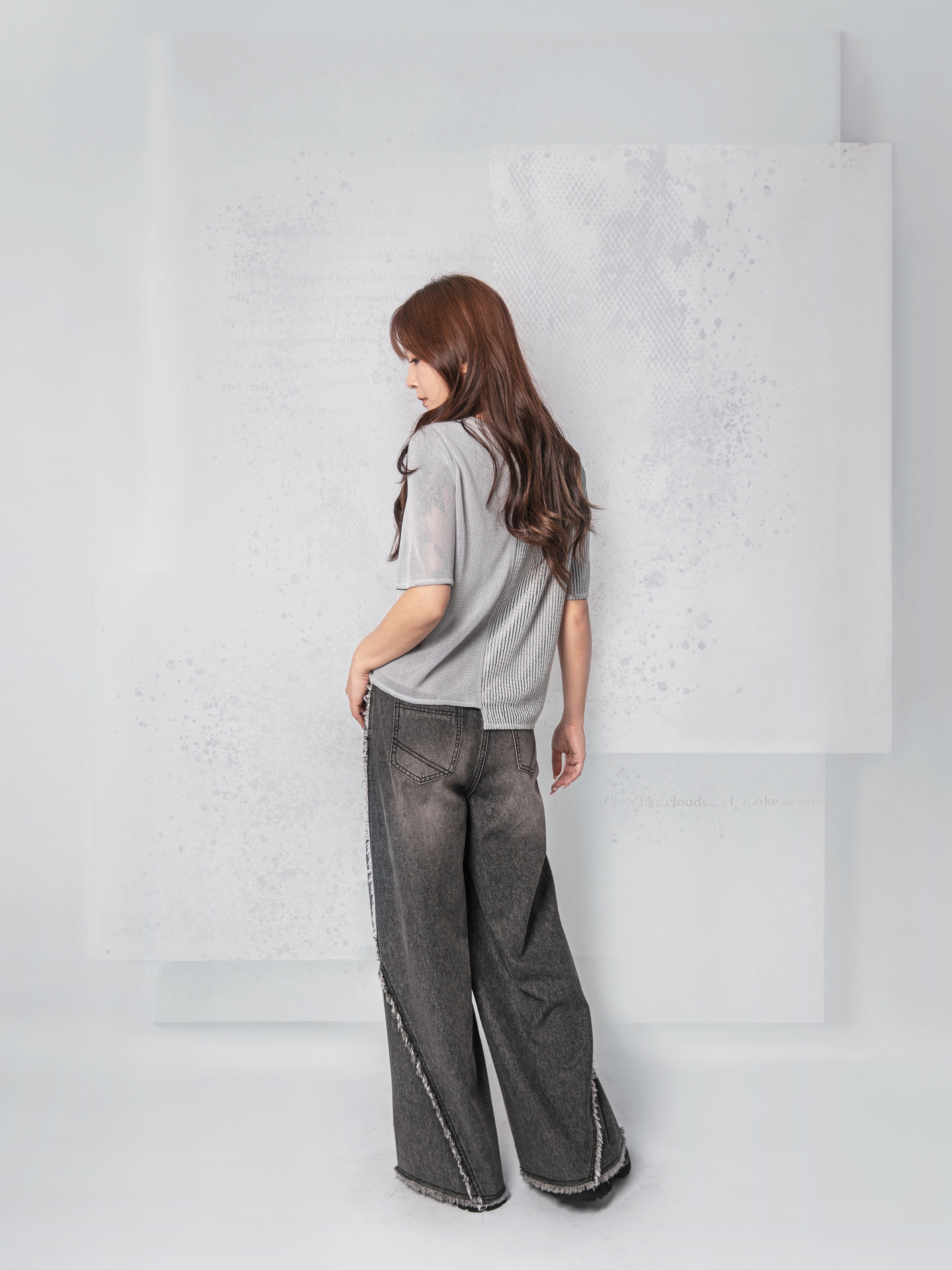 Fringe-detail Jeans - 26SRB022Q