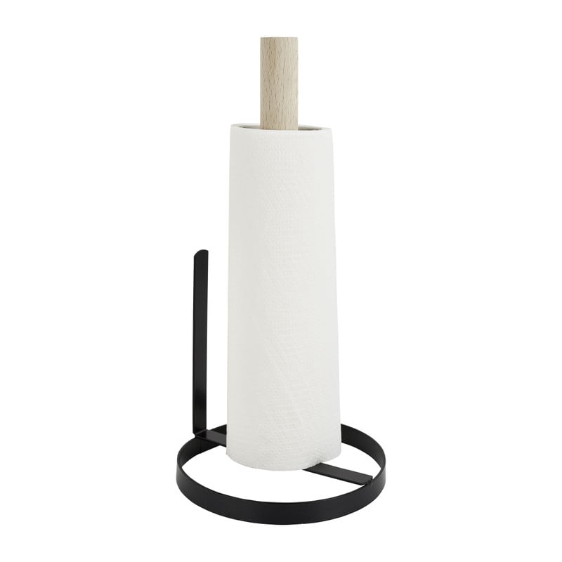 Keukenrolhouder metaal - &Oslash;13x27 cm