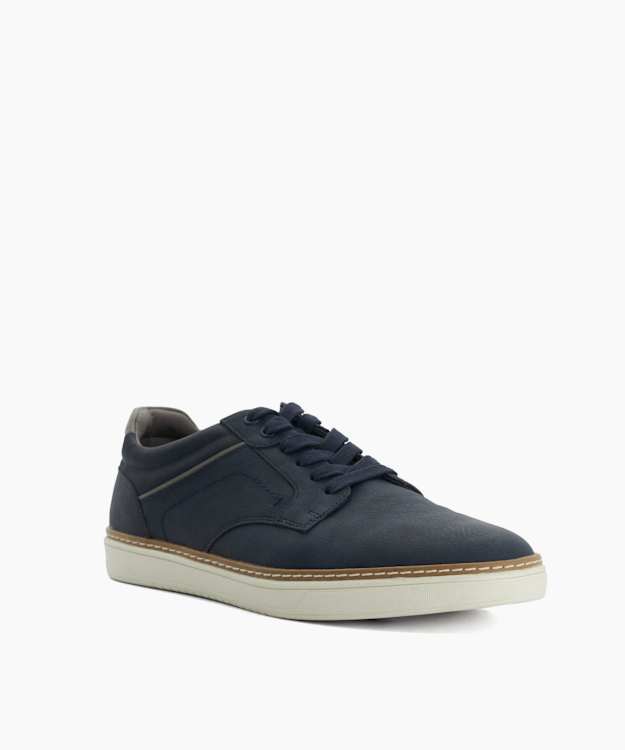 Teo Navy - Lace-Up Low-Top Trainers